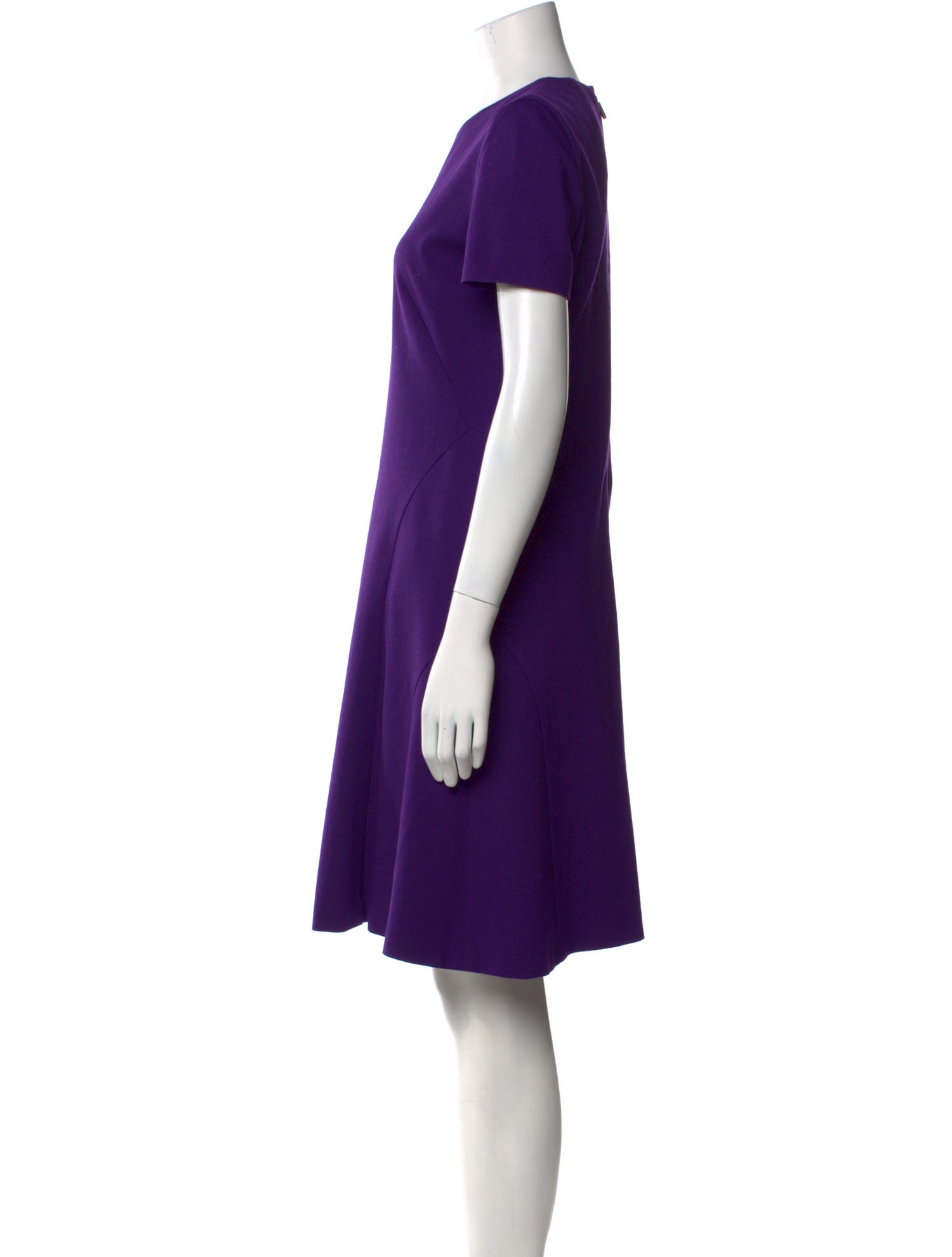 Akris Punto Crew Neck Knee-Length Dress