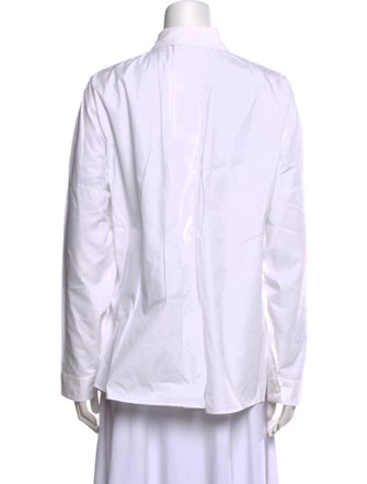 Akris Punto Long Sleeve Button-Up Top