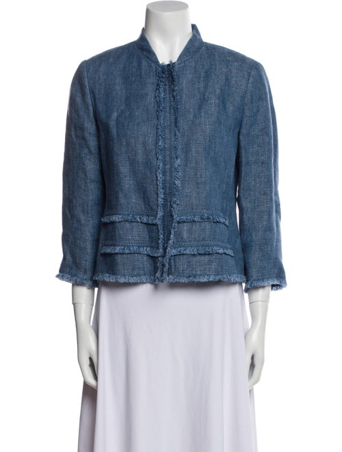 Akris Punto Linen Denim Jacket