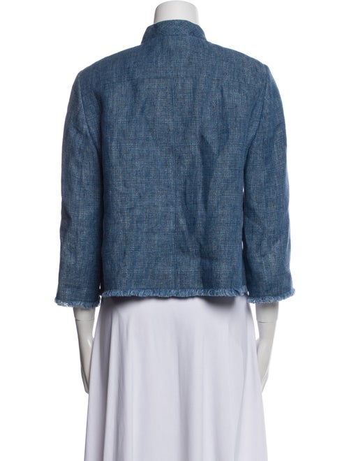 Akris Punto Linen Denim Jacket