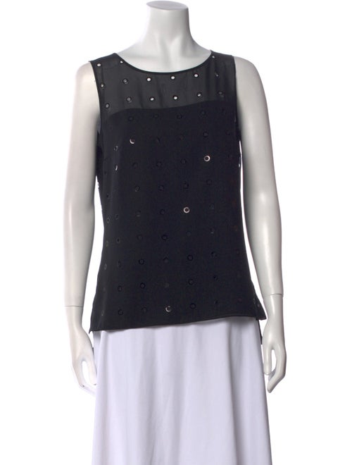 Akris Punto Scoop Neck Sleeveless Top