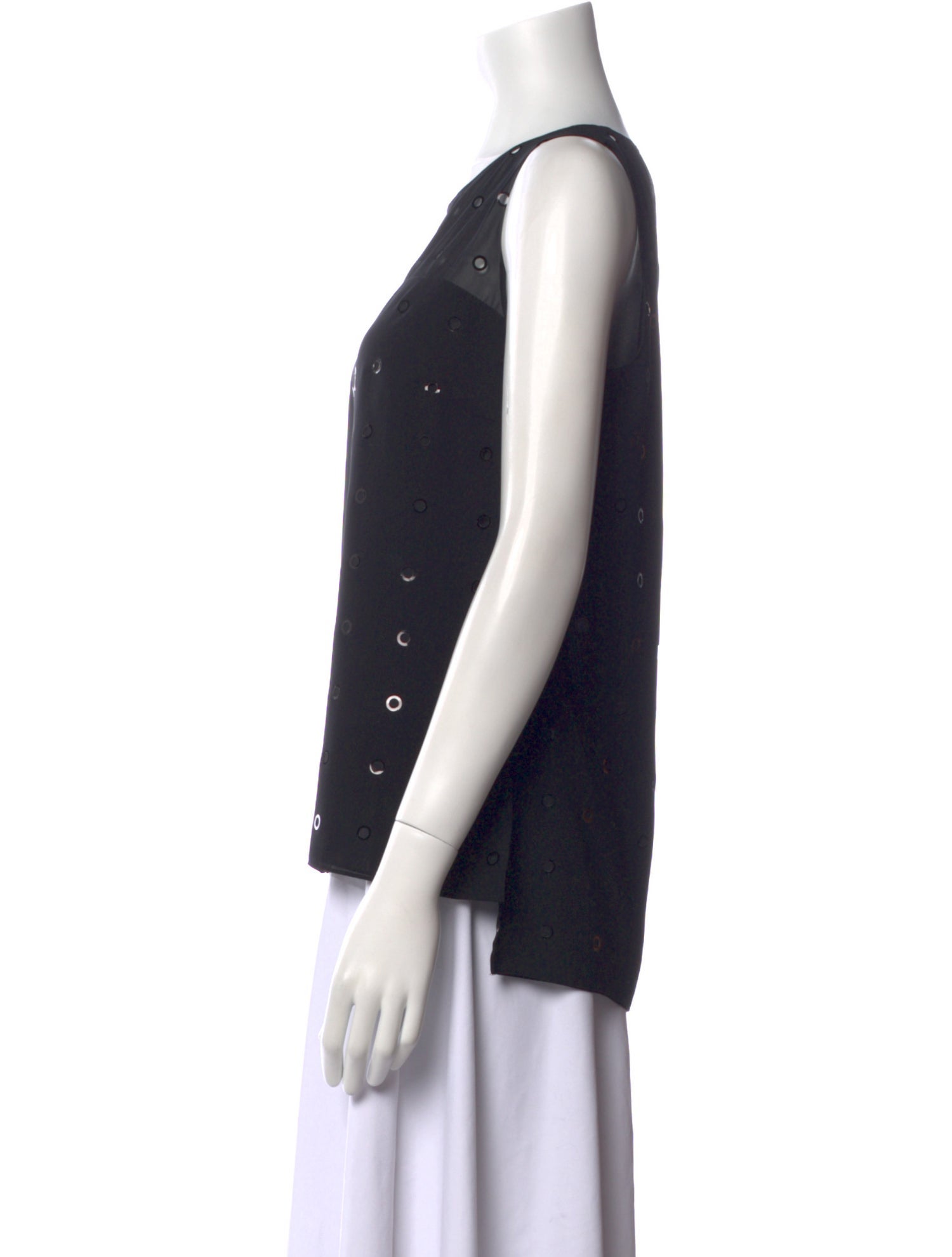 Akris Punto Scoop Neck Sleeveless Top