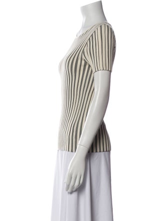 Akris Punto Virgin Wool Striped T-Shirt