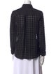 Akris Punto Long Sleeve Button-Up Top
