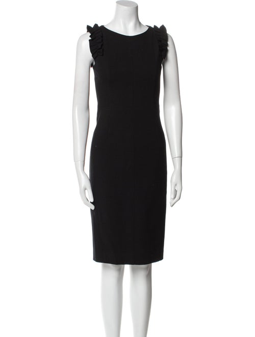 Akris Punto Bateau Neckline Knee-Length Dress