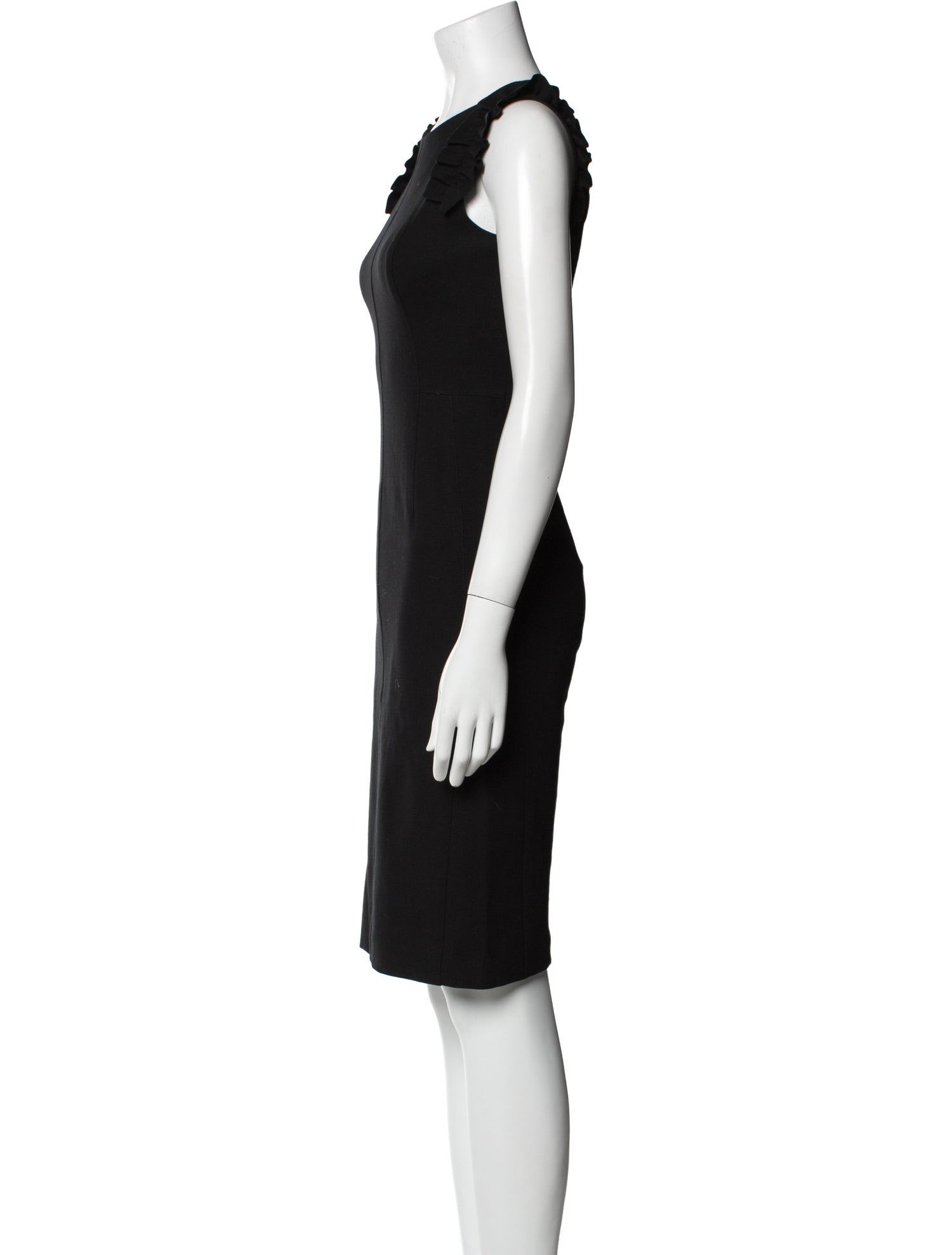 Akris Punto Bateau Neckline Knee-Length Dress
