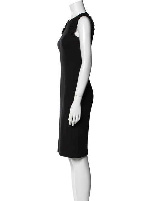 Akris Punto Bateau Neckline Knee-Length Dress