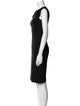Akris Punto Bateau Neckline Knee-Length Dress