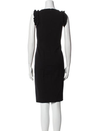 Akris Punto Bateau Neckline Knee-Length Dress