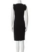 Akris Punto Bateau Neckline Knee-Length Dress
