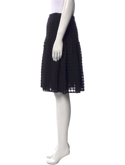 Akris Punto Pleated Accents Knee-Length Skirt