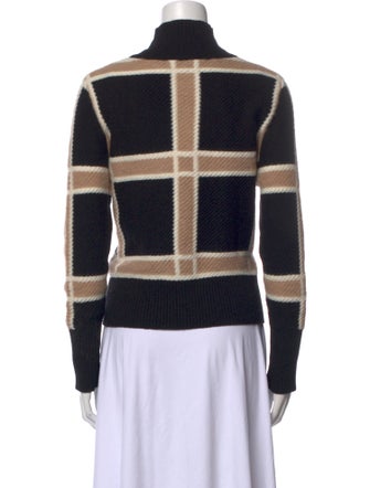 Akris Punto Striped Mock Neck Sweater