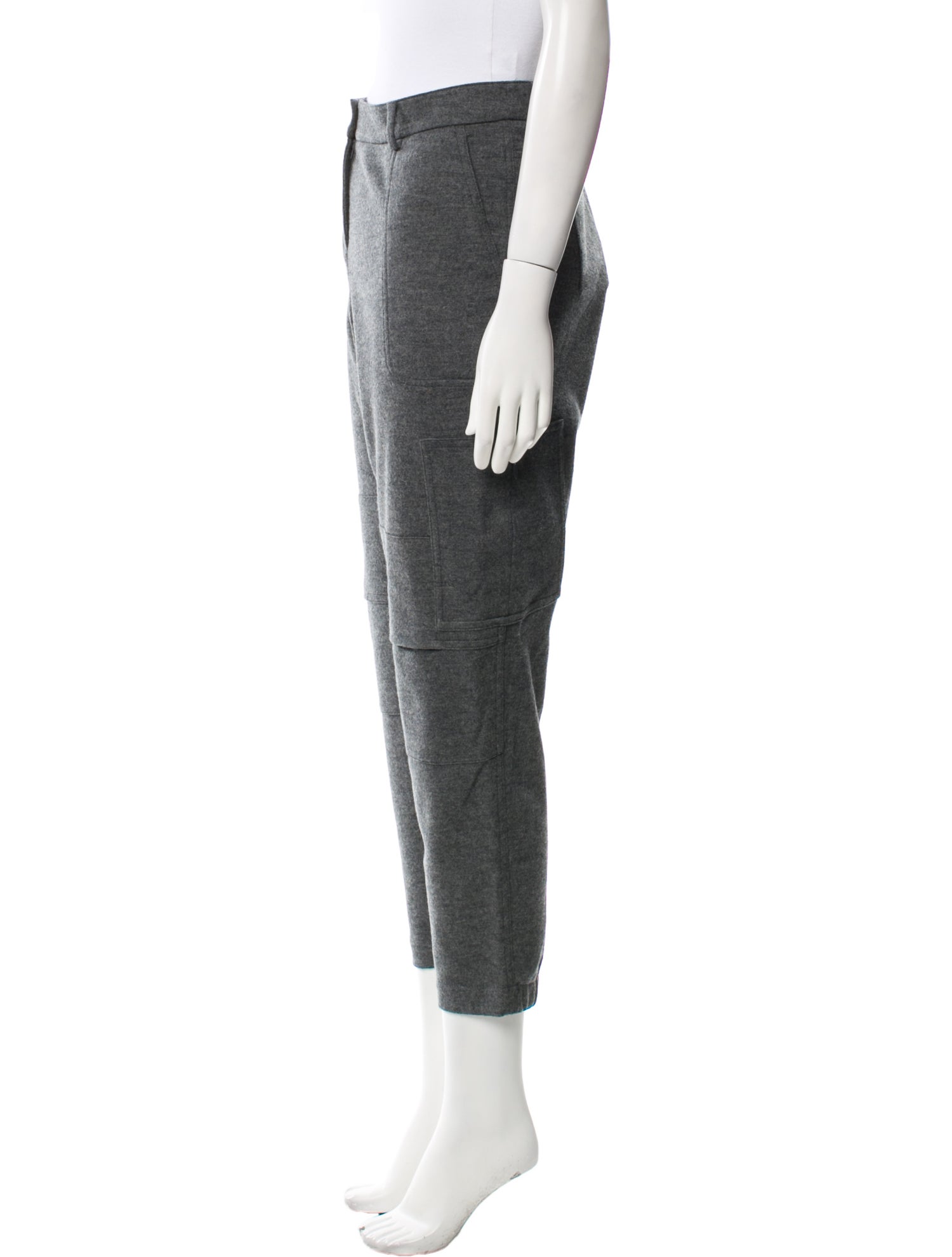 Akris Punto Wool Skinny Leg Pants