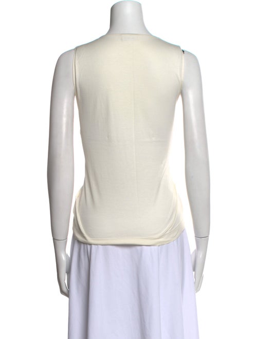 Akris Punto Square Neckline Sleeveless Top