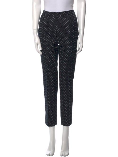 Akris Punto Polka Dot Print Straight Leg Pants