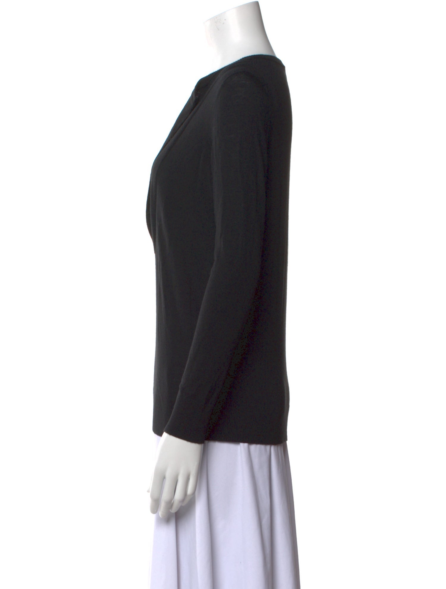 Akris Punto Wool Square Neckline Top