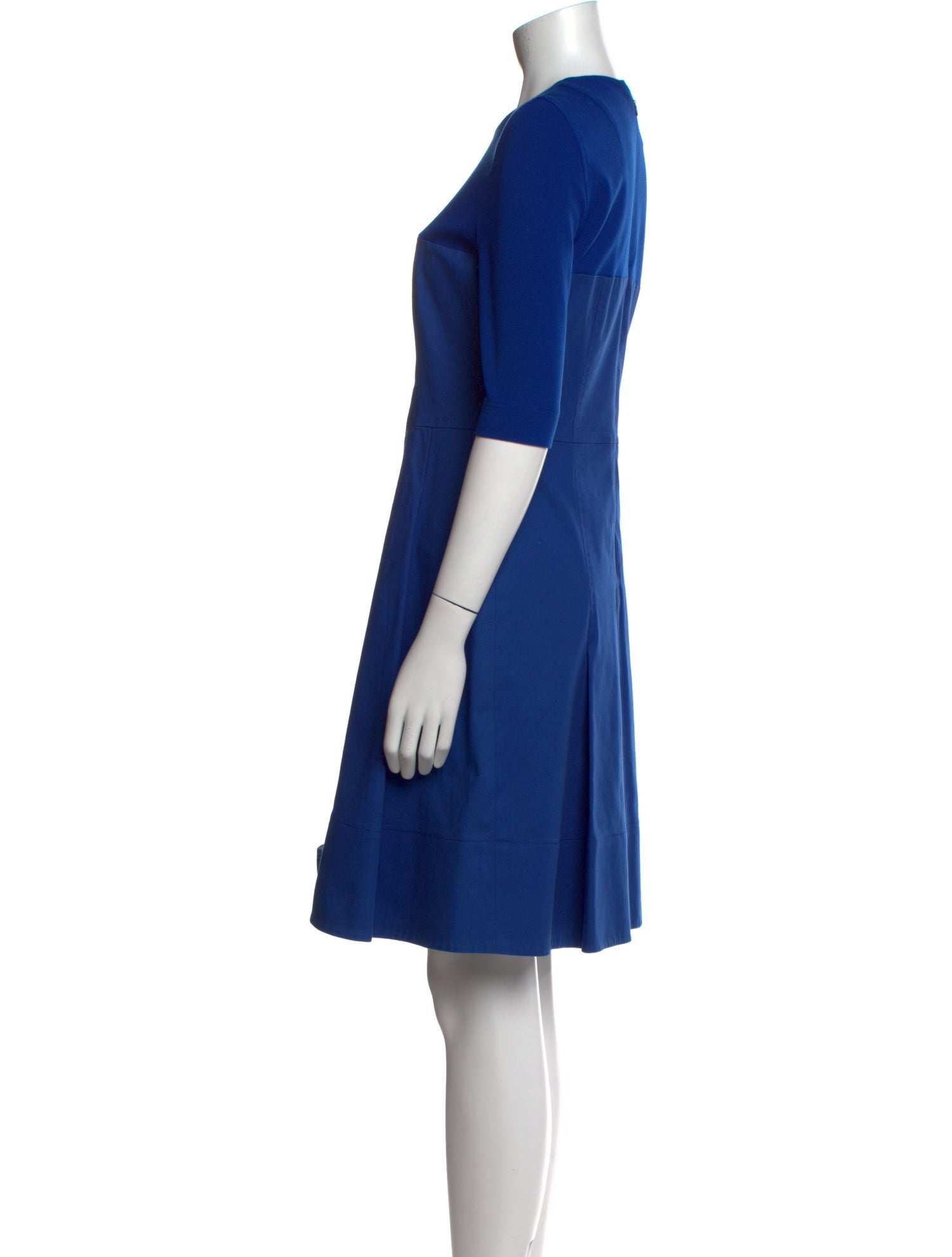 Akris Punto Crew Neck Knee-Length Dress