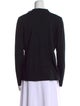 Akris Punto V-Neck Long Sleeve Top