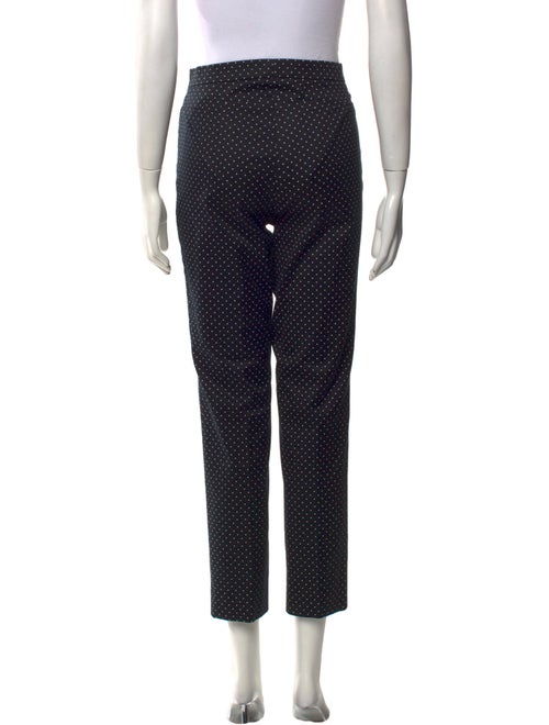 Akris Punto Polka Dot Print Straight Leg Pants
