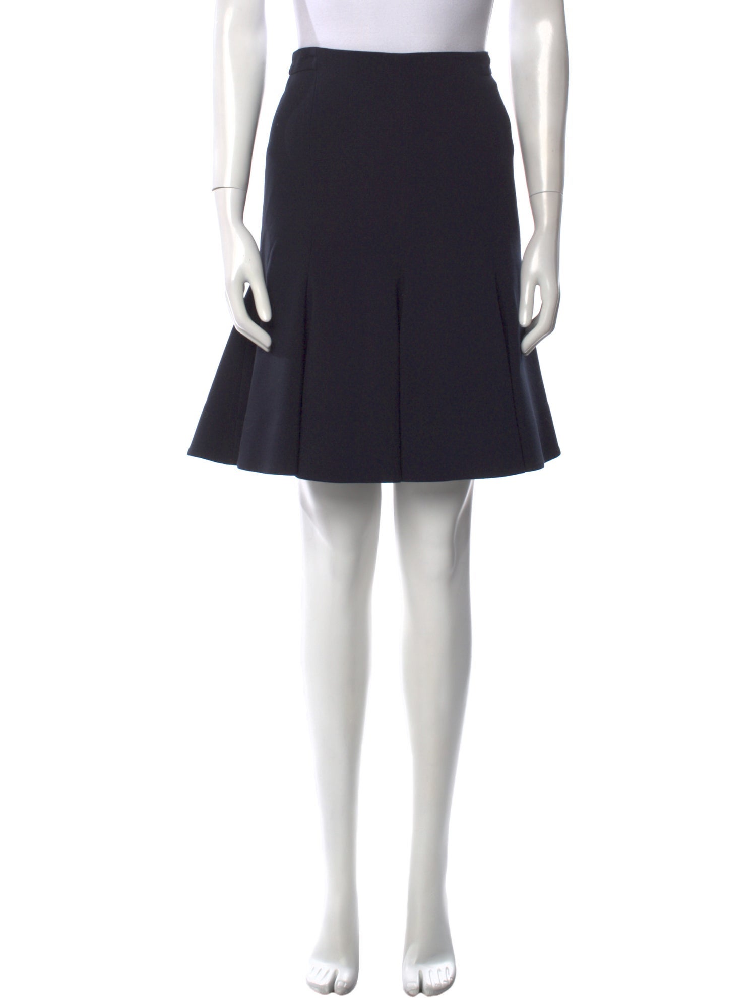 Akris Punto Ruffle Embellishment Knee-Length Skirt