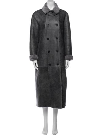 Akris Punto Lamb Leather Trench Coat
