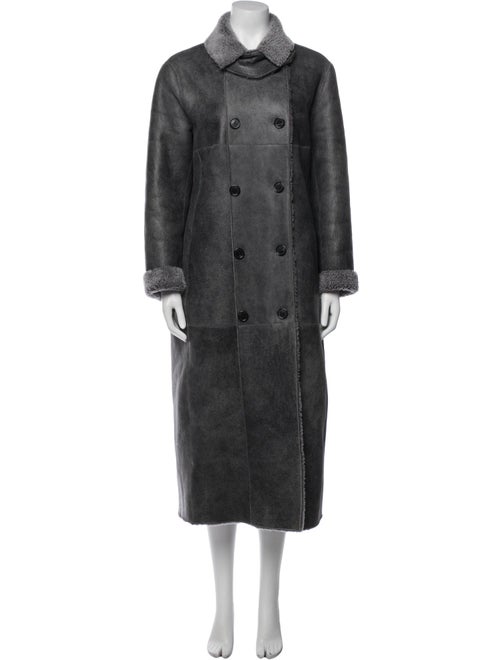 Akris Punto Lamb Leather Trench Coat
