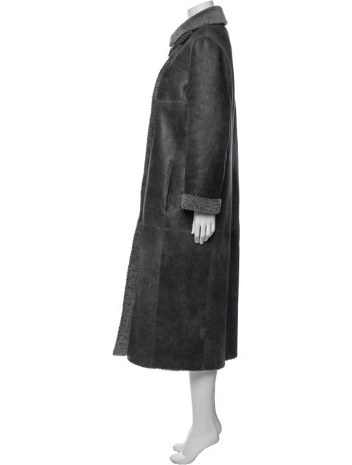 Akris Punto Lamb Leather Trench Coat
