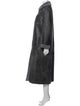 Akris Punto Lamb Leather Trench Coat