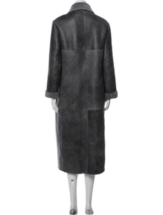 Akris Punto Lamb Leather Trench Coat
