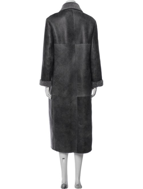 Akris Punto Lamb Leather Trench Coat