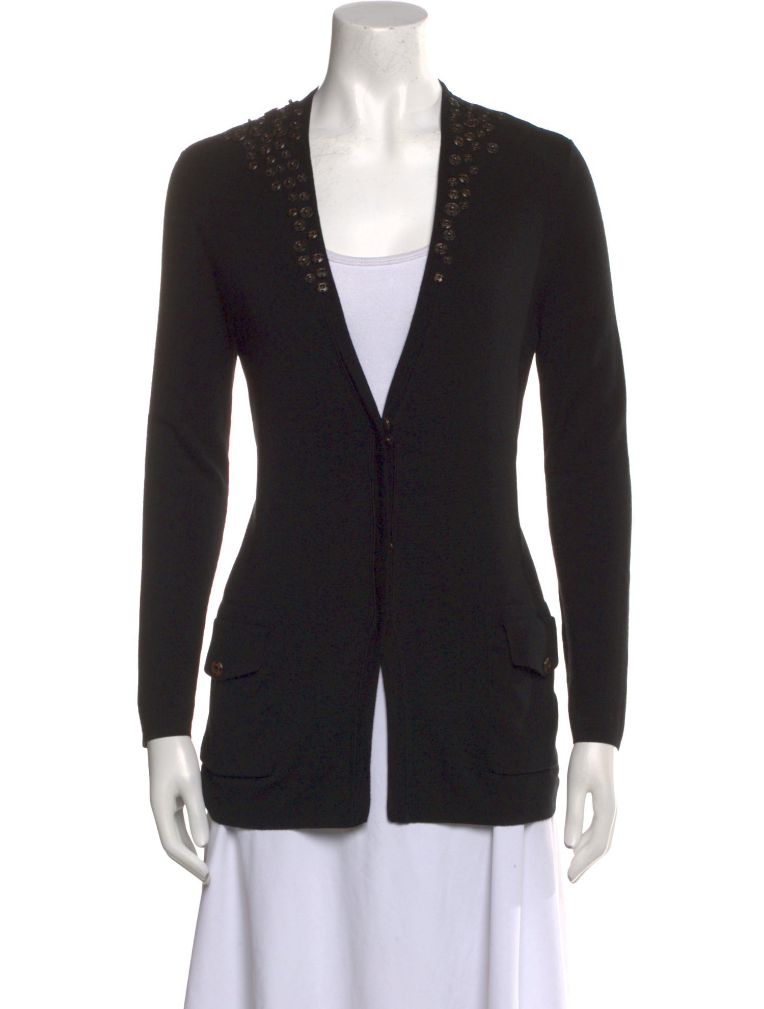 Akris Punto Wool V-Neck Sweater