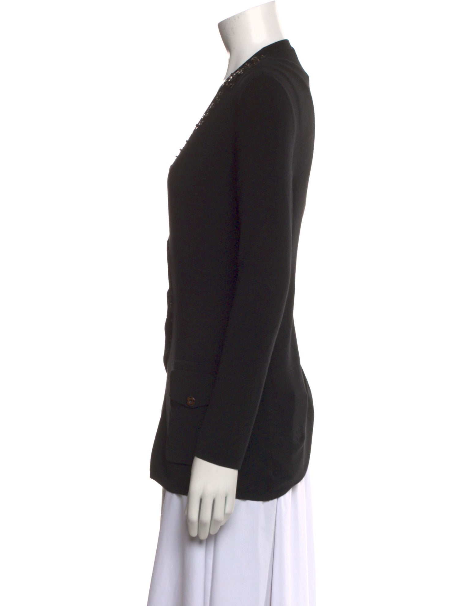 Akris Punto Wool V-Neck Sweater