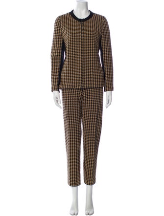 Akris Punto Houndstooth Print Set