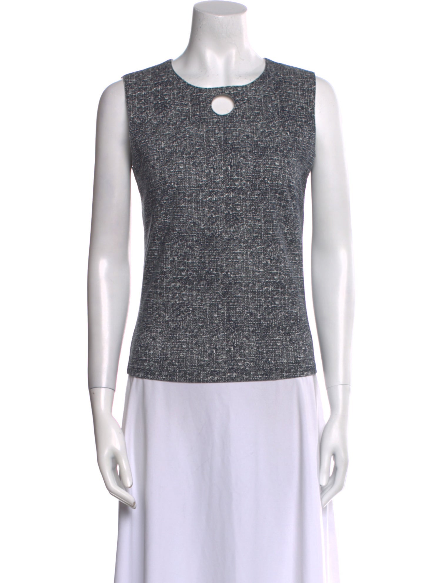 Akris Punto Crew Neck Sleeveless Top