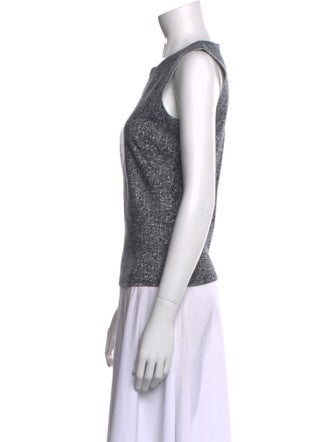 Akris Punto Crew Neck Sleeveless Top
