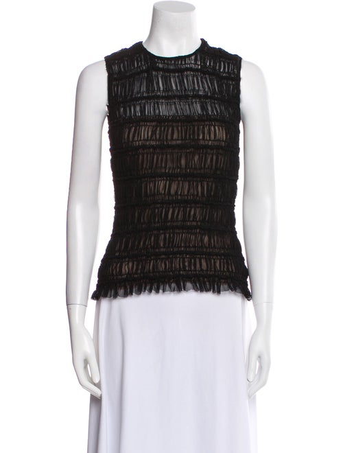 Akris Punto Crew Neck Sleeveless Top