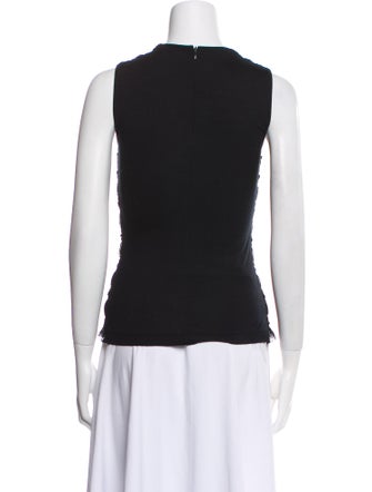 Akris Punto Crew Neck Sleeveless Top
