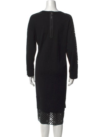 Akris Punto Wool Midi Length Dress