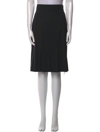 Akris Punto Wool Knee-Length Skirt