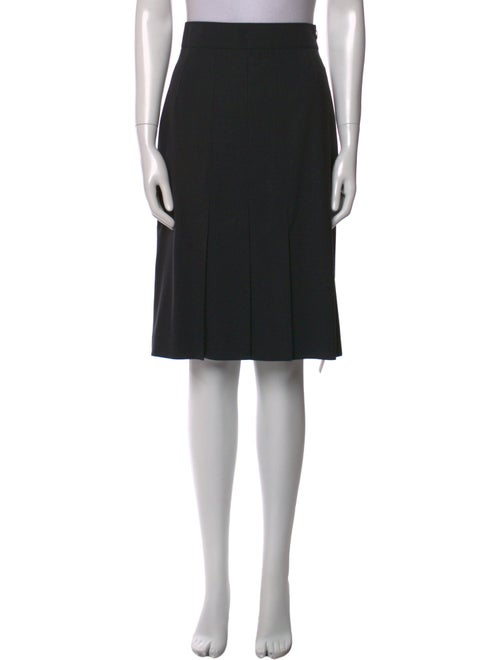 Akris Punto Wool Knee-Length Skirt