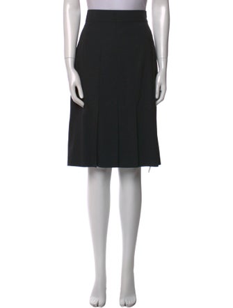 Akris Punto Wool Knee-Length Skirt