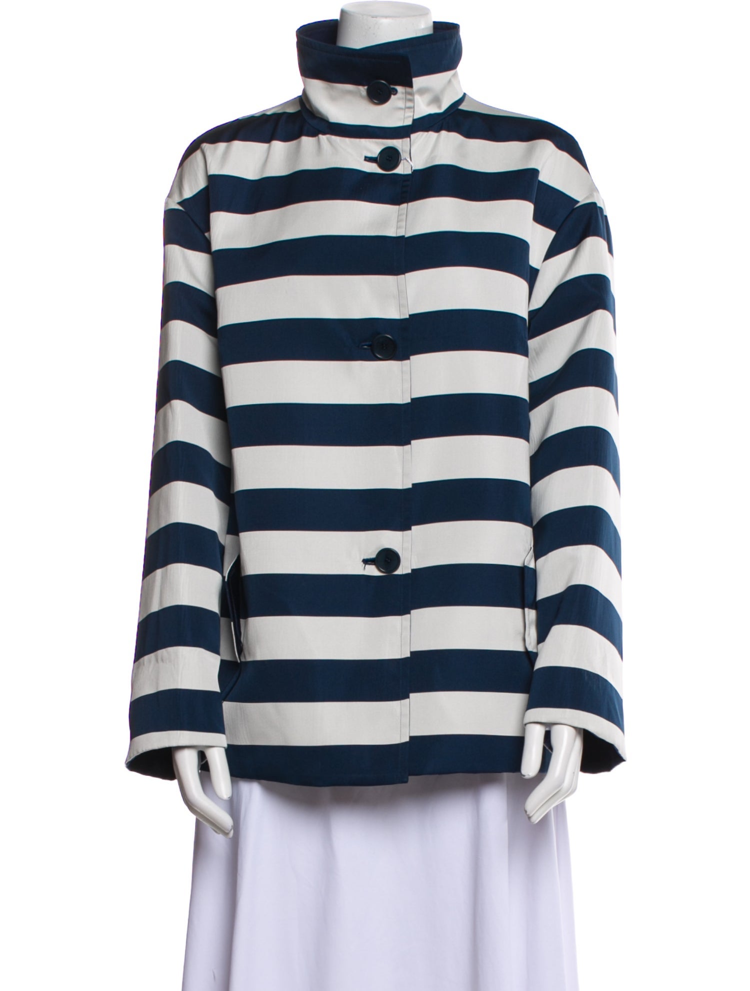 Akris Punto Striped Jacket w/ Tags