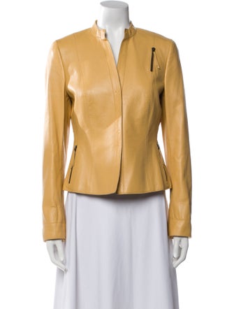 Akris Punto Leather Jacket