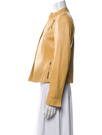 Akris Punto Leather Jacket