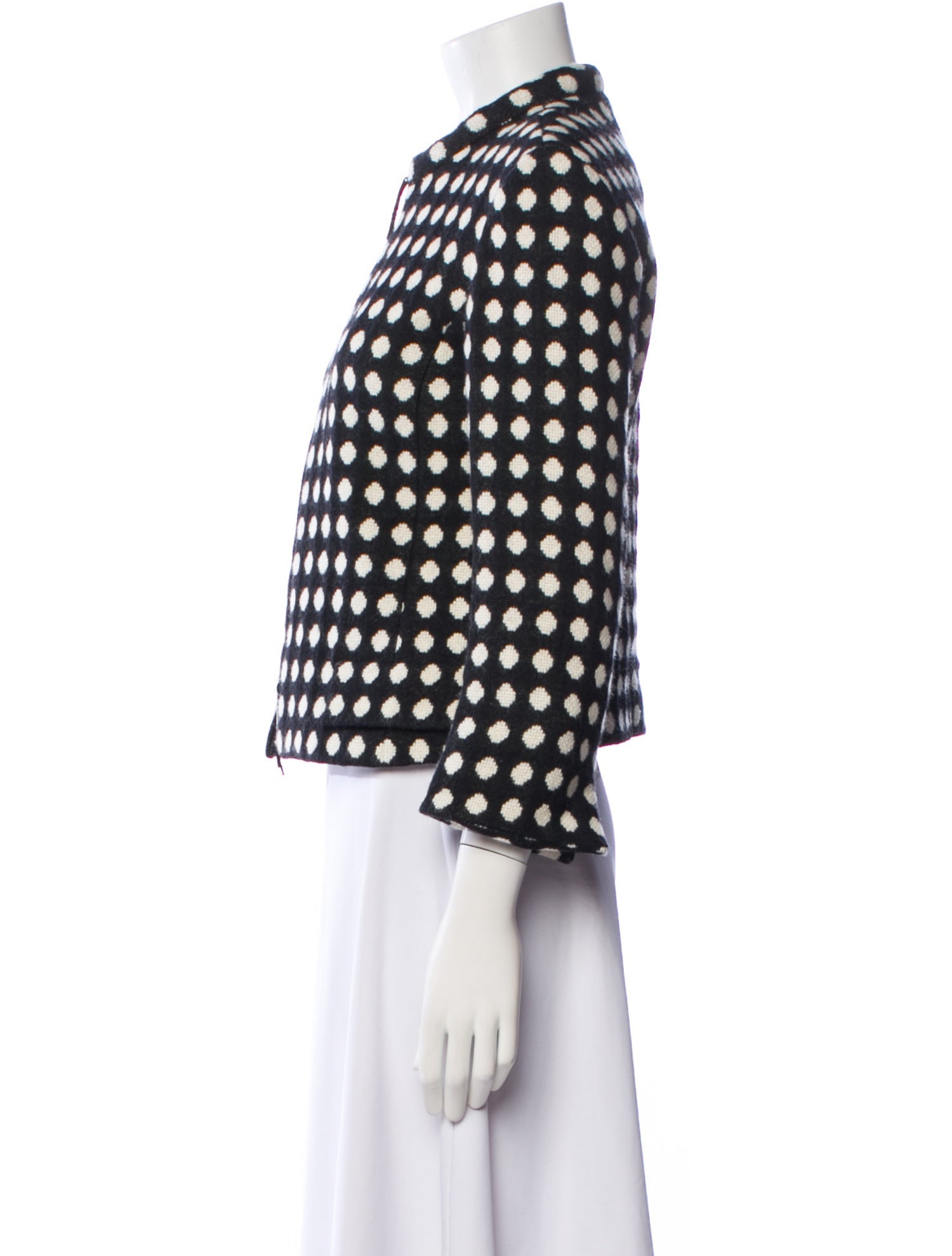 Akris Punto Wool Plaid Print Blazer