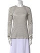 Akris Punto Striped Crew Neck T-Shirt