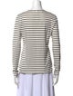 Akris Punto Striped Crew Neck T-Shirt