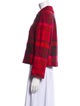 Akris Punto Wool Plaid Print Jacket