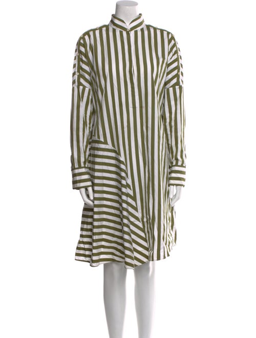 Akris Punto Striped Knee-Length Dress