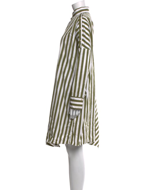 Akris Punto Striped Knee-Length Dress